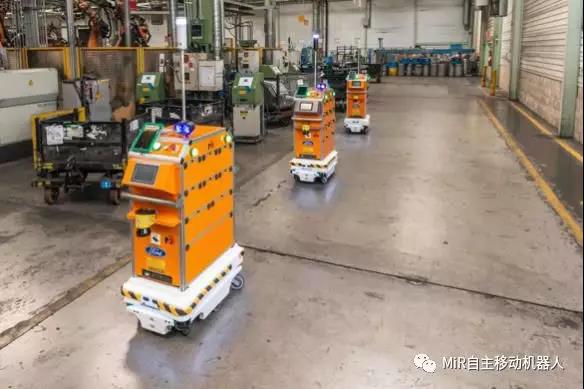 福特汽车工厂内的移动机器人应用